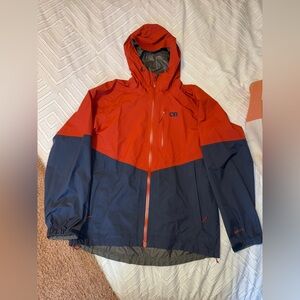 Outdoor research GORE-TEX rain jacket waterproof size L mens